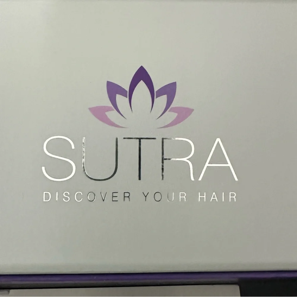 Sutra Heat Brush 2.0 Styling Tool - Heats up to 450‎ Degrees Black & Purple EUC